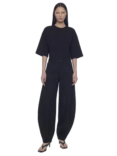 Nvl-garde Oversized T-shirt Bodysuit In Black