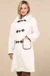 Nvlt Berber Toggle Coat In White