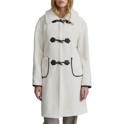 Nvlt Berber Fleece Toggle Coat In White