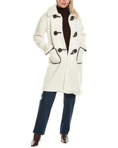 Nvlt Berber Toggle Coat In White
