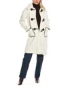Nvlt Berber Toggle Coat In White