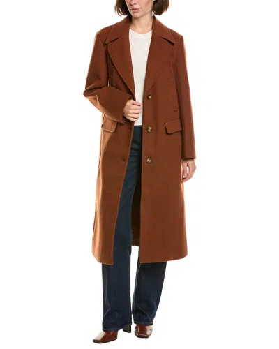 Nvlt Boyfriend Coat In Brown