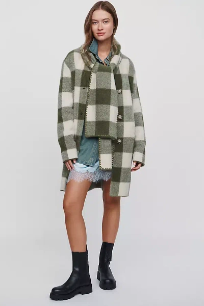 Nvlt Brooklyn Plaid Coat Jacket In Multi
