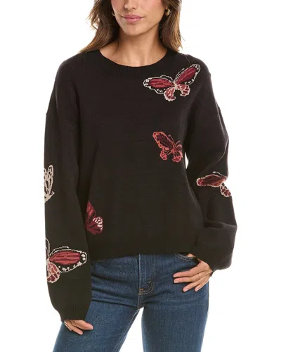 Nvlt Butterfly Sweater In Brown