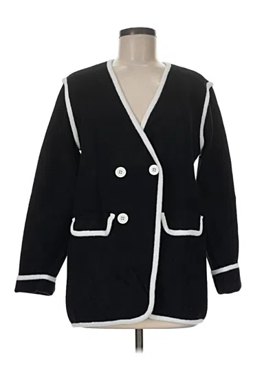Pre-owned Nvlt Cardigan Sweater In Black
