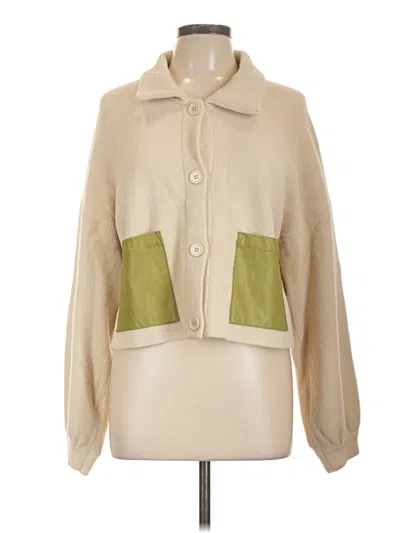 Pre-owned Nvlt Cardigan Sweater In Brown