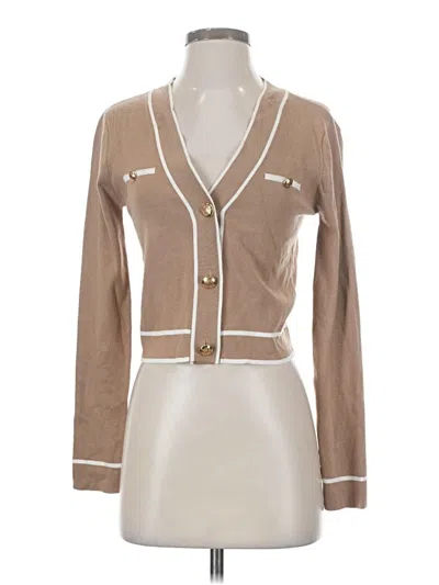 Pre-owned Nvlt Cardigan Sweater In Brown