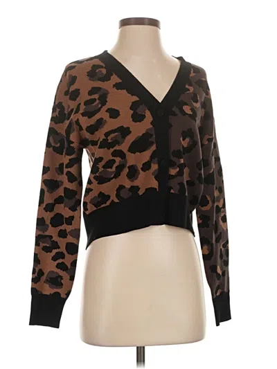 Pre-owned Nvlt Cardigan Sweater In Brown