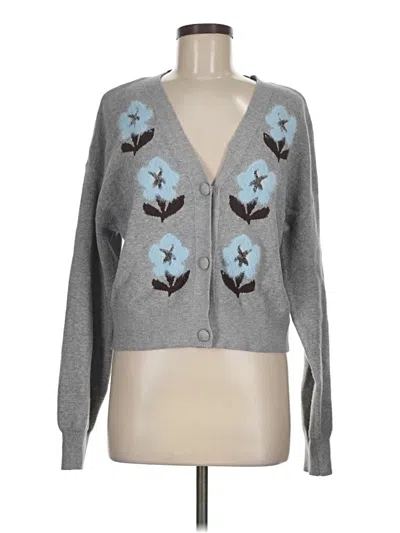 Pre-owned Nvlt Cardigan Sweater In Gray