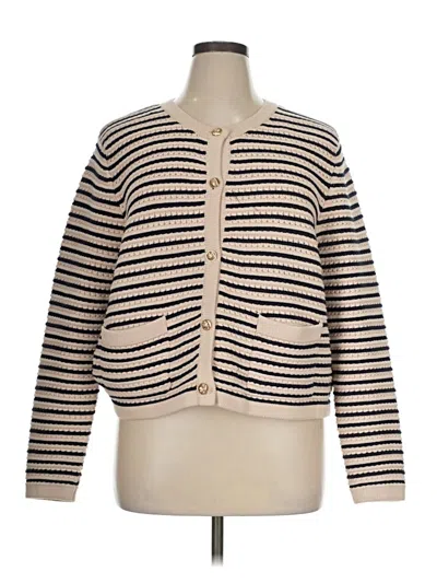 Pre-owned Nvlt Cardigan Sweater In Ivory