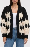 Nvlt Chunky Stitch Cardigan In Black