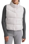 Nvlt Cire Crop Quilted Vest In White