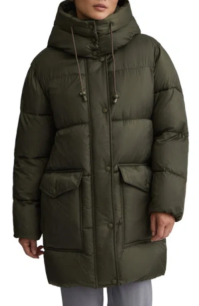 Nvlt Cire Wonder Puffer Coat In Green