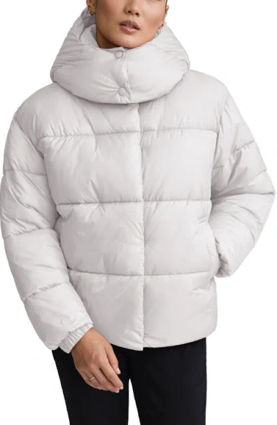 Nvlt Cire Wonder Puffer Jacket With Removable Hood In Animal Print