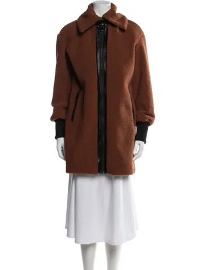 Pre-owned Nvlt Coat In Brown