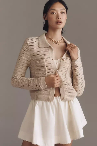 Nvlt Collared Knit Lady Jacket