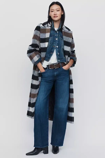Nvlt Copenhagen Wool Blend Coat Jacket In Multi