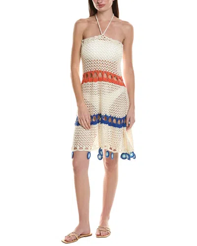 Nvlt Crochet 2-in-1 Skirt & Tube Dress In Neutral