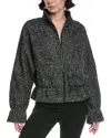 Nvlt Dolman Knit Wool-blend Jacket In Black