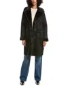 Nvlt Duffle Toggle Coat In Black