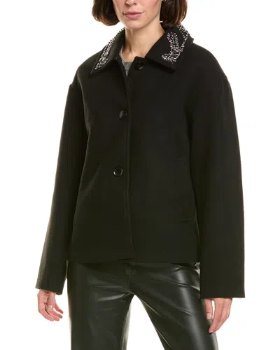Nvlt Embellished Collar Jacket In Black