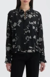 Nvlt Embroidered Button-up Shirt In Blue