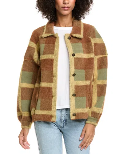 NVLT NVLT EYELASH BOMBER JACKET