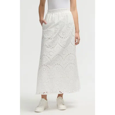 Nvlt Eyelet Midi Skirt