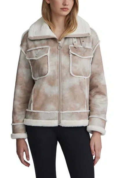 NVLT NVLT FAUX FUR TRIM FAUX SUEDE BIKER JACKET