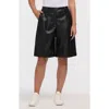 Nvlt Faux Leather Culottes In Multi