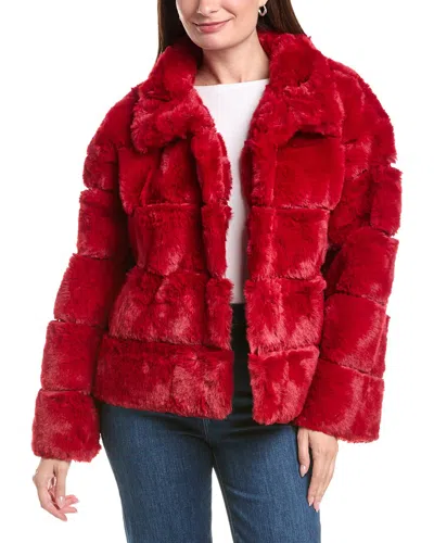 Nvlt Grooved Jacket In Red
