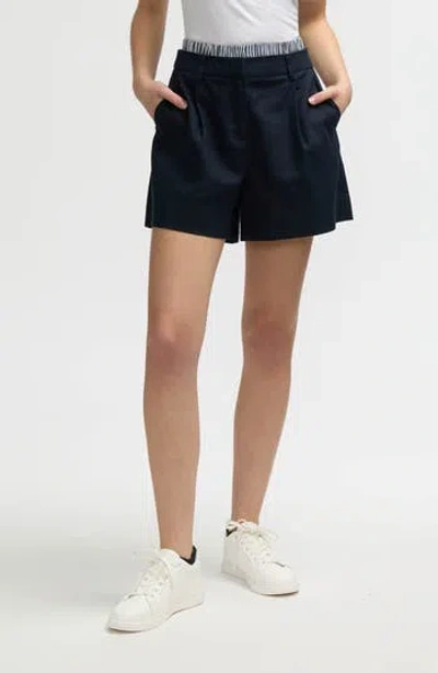 Nvlt High Waist Twill Shorts