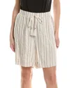 Nvlt Linen-blend Bermuda Short In White