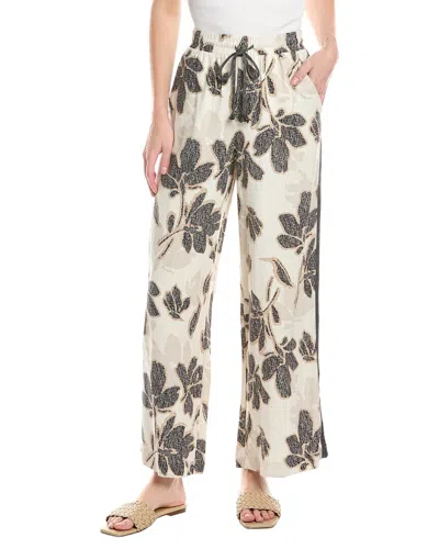 Nvlt Linen-blend Pant In Black