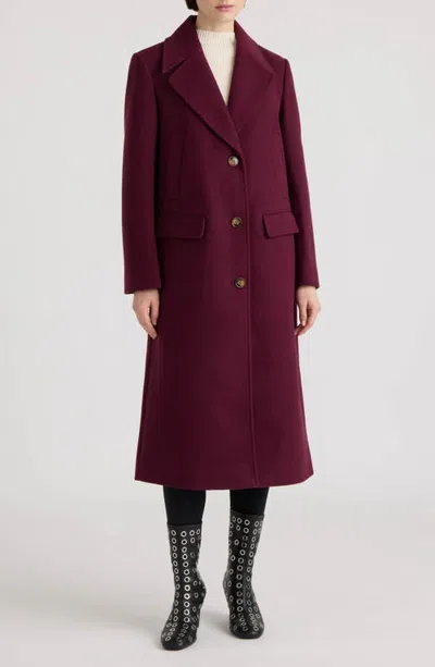 Nvlt Longline Coat In Brown