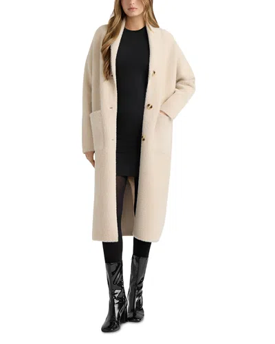 Nvlt Longline Oversized Coatigan In White
