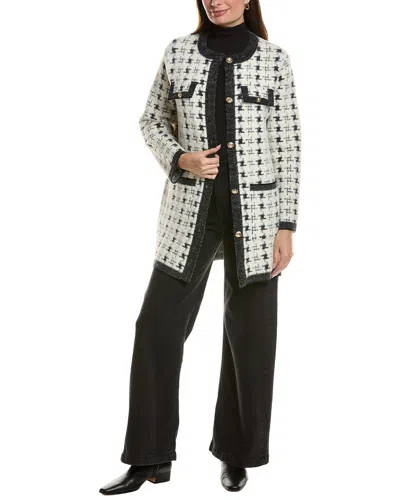 Nvlt Mid-length Eyelash Lady Jacket In Multi