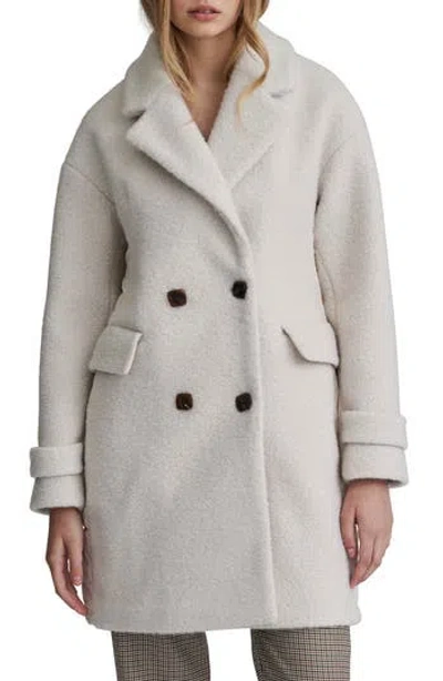 Nvlt Mixed Media Coat In Neutral