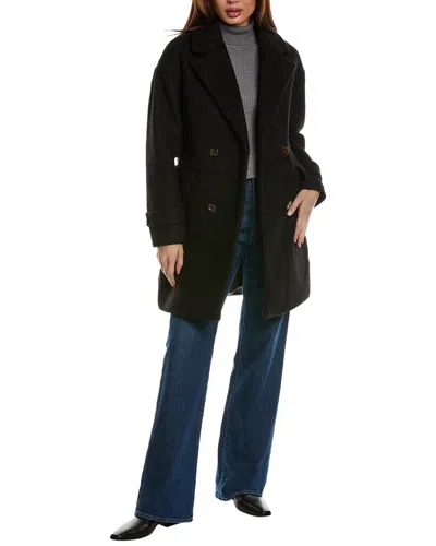 Nvlt Mixed Media Coat In White