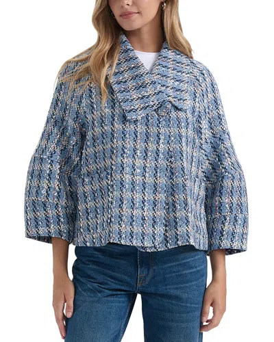 Nvlt Oversized Bomber Jacket In Blue