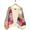 Nvlt Patchwork Cardigan In Multi