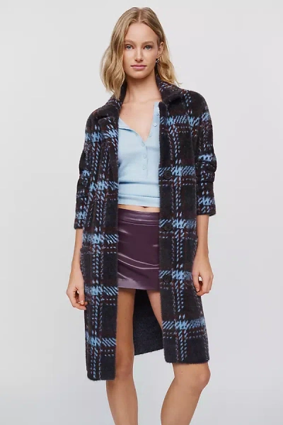 Nvlt Plaid Coatigan Jacket In Multi