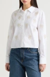 Nvlt Poplin Beaded Shirt In Multi