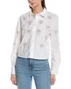 Nvlt Poplin Beaded Shirt In White