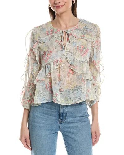 Nvlt Ruffled Top In White
