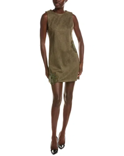 Nvlt Sequin Mini Dress In Animal Print