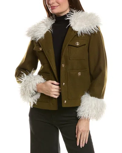 Nvlt Short Jacket In Green