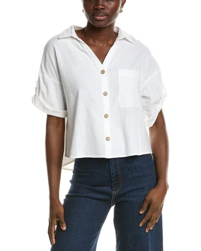 Nvlt Sleeve Tab Linen-blend Shirt