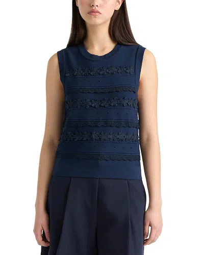 Nvlt Sleeveless Tank Top In Blue