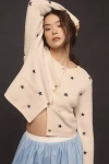 Nvlt Star Lady Knit Jacket In Beige